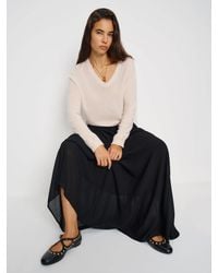 Reformation - Salome Ballet Flat Leather 6 - Lyst