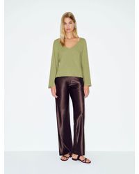 Reformation - Mabel Knit Top Bean - Lyst