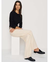 Reformation - Francine Loafer Mule Crinkle Patent - Lyst