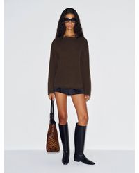 Reformation - Marine Linen Cotton Sweater - Lyst