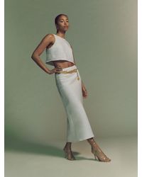 Reformation - Layla Linen Skirt - Lyst