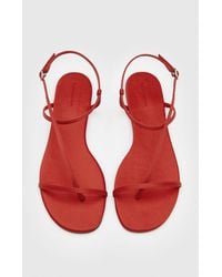 Reformation - Pina Flat Sandal 5 - Lyst