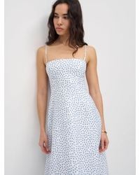 Reformation - Monette Linen Dress 0 - Lyst
