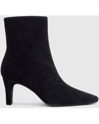 Reformation - Tatyana Ankle Boot Suede 5 - Lyst