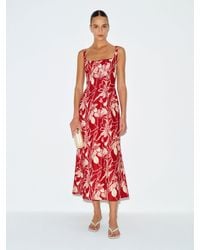 Reformation - Sabine Linen Dress - Lyst