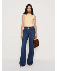 Reformation - Cary Low Rise Slouchy Wide Leg Jeans Denim - Lyst