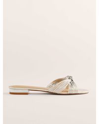 Reformation - Peridot Mignon Knot Flat Sandal - Lyst
