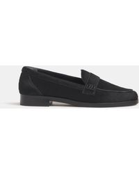 Reformation - Kaylee Loafer Haircalf 5 - Lyst