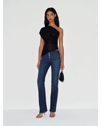 Reformation - Naomi Super Stretch Low Rise Bootcut Jeans Denim - Lyst
