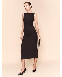 Reformation Benson Knit Dress in Blue | Lyst