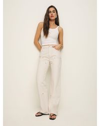 Reformation - Val Carpenter 90S Mid Rise Straight Jeans - Lyst