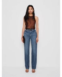 Reformation - Harriet High Rise Relaxed Straight Jeans - Lyst