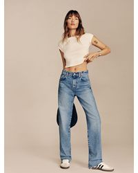 Reformation - Val 90s Mid Rise Straight Jeans - Lyst