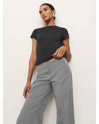 Reformation - Max Slim Tee - Lyst