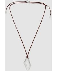 Reformation - Carmel Necklace Espresso - Lyst