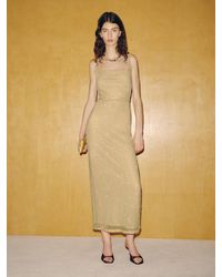 Reformation - Mineral Low Back Knit Dress 6 - Lyst
