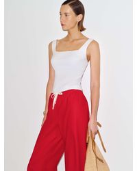 Reformation - Clarence Linen Top 0 - Lyst