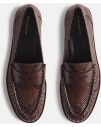 Reformation - Francine Ruched Loafer - Lyst