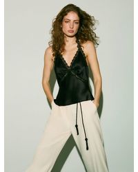 Reformation - Monica Silk Top - Lyst