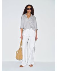 Reformation - Mellen Polo Knit Top Heather - Lyst