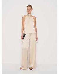 Reformation - Celine Low Rise Silk Wide Leg Pant - Lyst