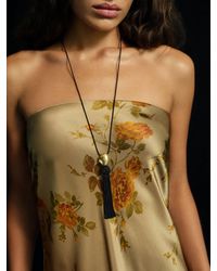 Reformation - Dolores Tassel Necklace - Lyst