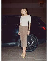 Reformation - Veda Cole Low Waist Leather Maxi Skirt 0 - Lyst