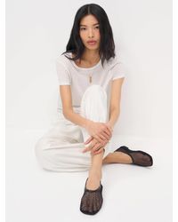 Reformation - Britt Ballet Flat Crochet 6 - Lyst