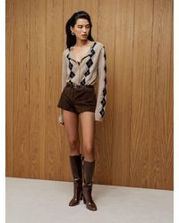 Reformation - Clara Cashmere Crew Cardigan - Lyst