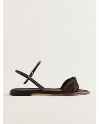 Reformation - Cassidy Flat Knotted Sandal - Lyst