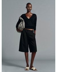 Reformation - Micah V-Neck Sweater Top - Lyst