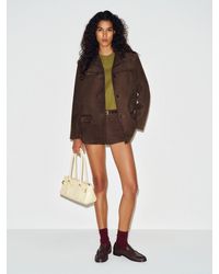 Reformation - Veda Rhodes Suede Jacket - Lyst