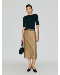 Reformation - Helen Low Waist Midi Skirt 0 - Lyst