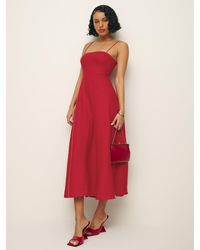 Reformation - Monette Linen Dress - Lyst