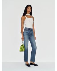 Reformation - Cynthia High Rise Straight Jeans Denim - Lyst