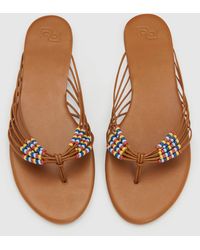 Reformation - Jessica Flat Thong 5 - Lyst