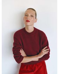 Reformation - Remy Regenerative Wool Crew Sweater - Lyst