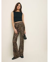 Reformation - Gale Satin Mid Rise Bias Pant - Lyst