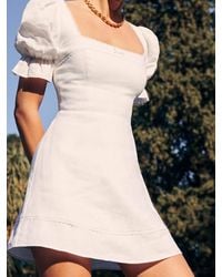 Reformation - Evianna Linen Dress - Lyst