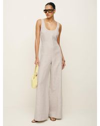 Reformation - Nell Linen Jumpsuit - Lyst