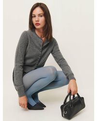 Reformation - Swedish Stockings Svea Sheer Tights Dusty - Lyst