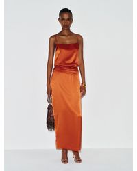 Reformation - Ofelia Silk Dress - Lyst