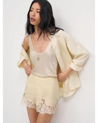 Reformation - Fern Linen Short - Lyst