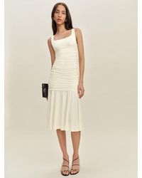 Reformation Malia Knit Dress in Black | Lyst