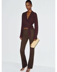 Reformation - Hartley Low Rise Baby Bootcut Pant 6 - Lyst