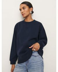 Reformation - Oversized Crewneck Sweatshirt - Lyst