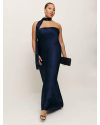 Reformation - Oren Silk Dress Es - Lyst