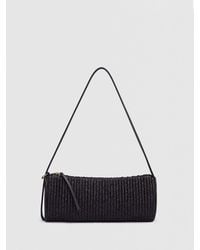 Reformation - Simona Cylinder Bag Raffia - Lyst