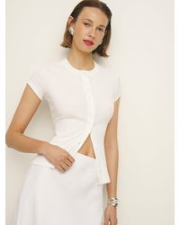 Reformation - Raelynn Knit Top - Lyst