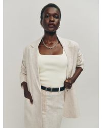 Reformation - The Classic Relaxed Linen Blazer - Lyst